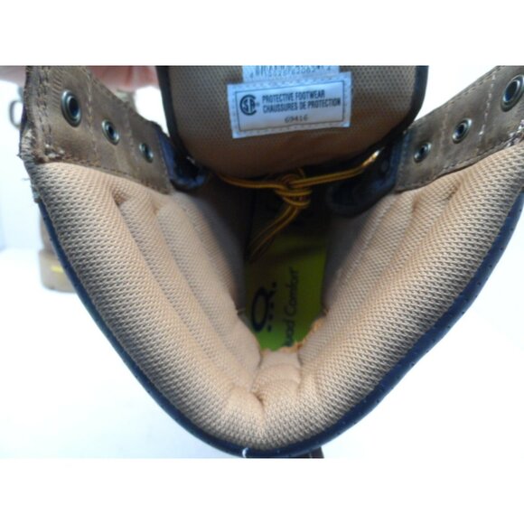 DAKOTA Mens 8'' 517 Quad Comfort Steel Toe Composite Plate Work Boot Brown 12W - Picture 7 of 8